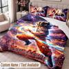 Custom Name Text 3Pcs Bedding Set Dragon Ball Duvet Cover And Two Pillowcases