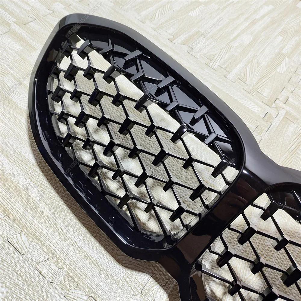 Front Bumper Kidney Grill Grilles For BMW 1 Series F40 116i 118i 120i 128ti 116d 118d 120d M135i xDrive 2019-2024 Black Tuning