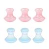 2/3/5 Stück Natürlicher Jade-Pilzform-Massagegerät Rosenquarz-Jade-Stein Gua Sha Gesicht Augen Nacken Hautschaber SPA Entspannungswerkzeuge
