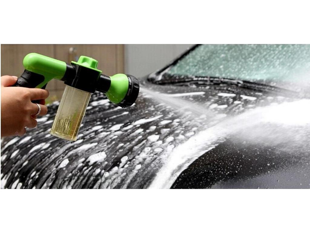 High-Pressure Car Wash Foam Water Gun Set with 4-Connector Hose