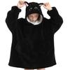 Autumn and Winter Sports and Leisure Warm TV Blanket Senior Children's Plush Comfortable Soft Bathrobe Warm Fluffy Robe
