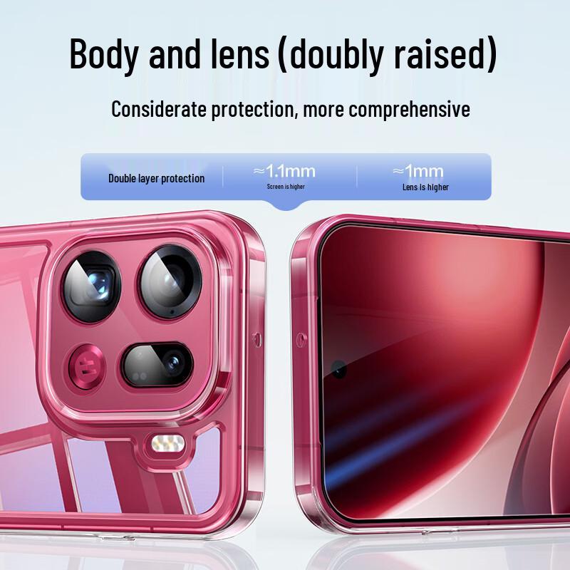 OPPO Find X9 Transparent TPU Phone Case
