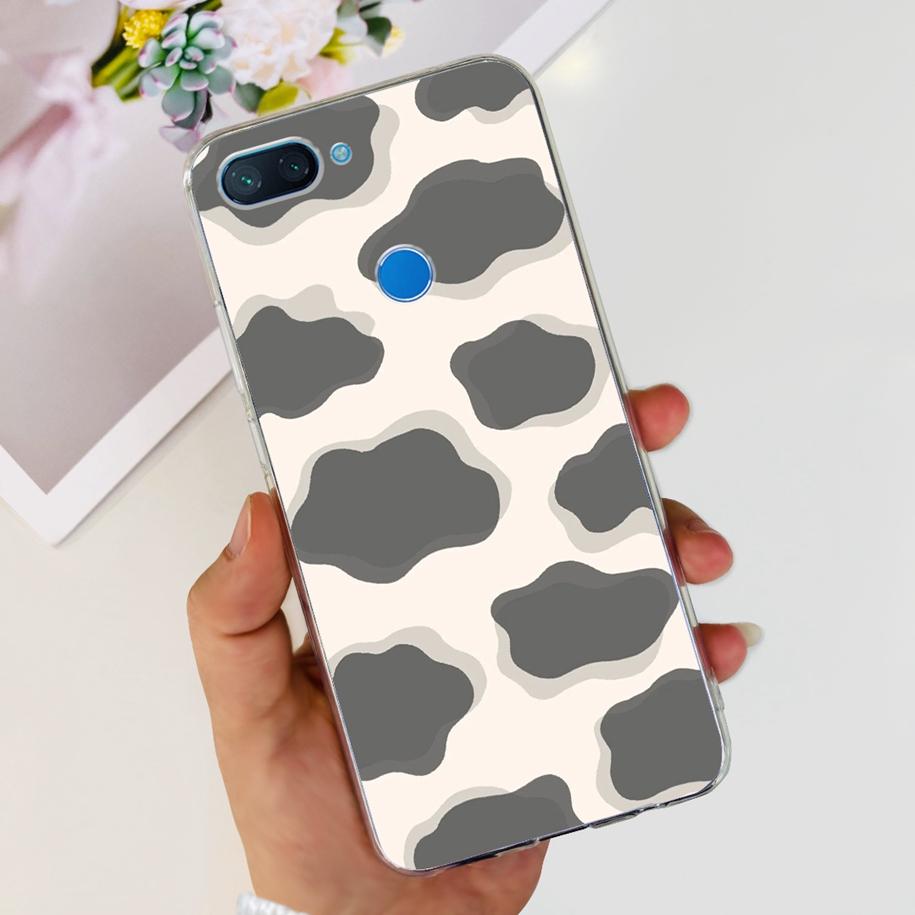 For Xiaomi Mi 8 Lite Case Fashion Soft Silicone Phone Case For Xiaomi Mi 8 SE / Mi 8 Pro Mi8 Lite Clear Tpu Cover Astronaut Capa