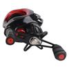 8KG Baitcasting Reel Double Seals Bearing Fishing Reel with Magnet Braking System Black Red Standard 7.2 Right Hand