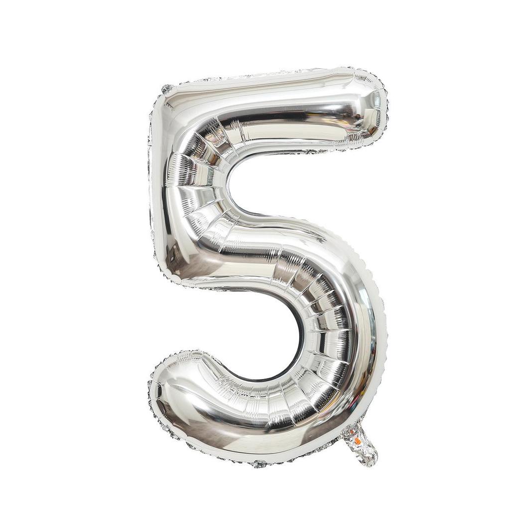 Globos de Aluminio con Número de 40 Pulgadas (EE. UU.) - Decoración de Fiesta