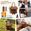 Handgehäkelte Tragetasche DIY-Set mit enthaltenem Material zum Basteln einer einzigartigen Handtasche, geeignet für Geburtstagsgeschenke und kreative Projekte