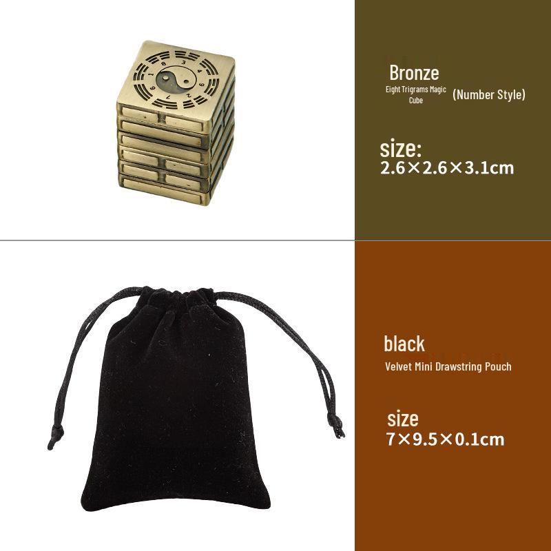 

Мини-кубик для снятия стресса из цинкового сплава Ба Гуа Тай Цзи