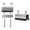 Van Roof Rack Mount Kit 4Pcs Stainless Steel Brackets for Solar Panels