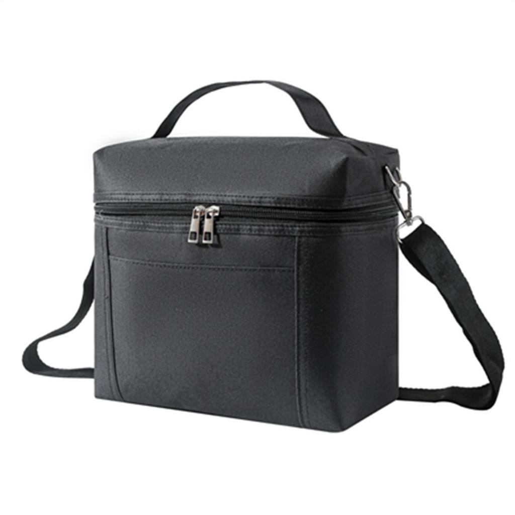 Insulated Lunch Bag For Commuters Large Capacity Oxford Fabric Portable Camping Cooler