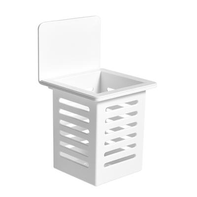 Porta bacchette da parete Multifunzionale Gabbia per bacchette con drenaggio Utensile da cucina in plastica