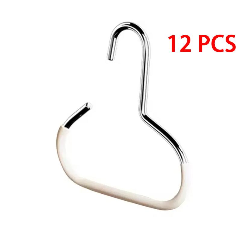 Manganese Steel Round Hook PVC Coated Rund Ring Hat Organizer Multi-Functional Clothes Hook for Baseball Caps Scarfs Belts