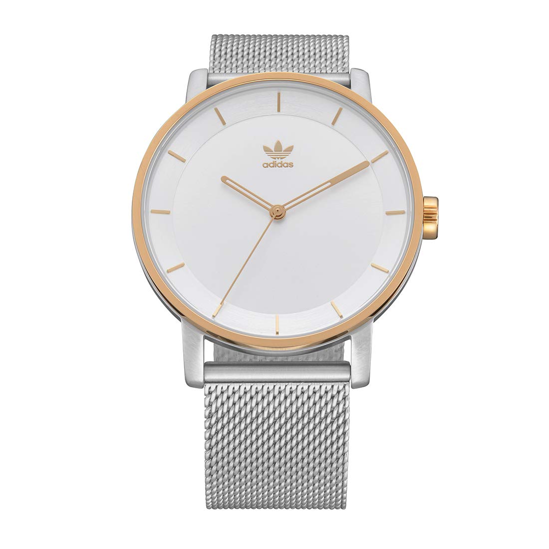 

Adidas Watch Waterproof Analog Watch Japanese Wristwatch with Japanese (Official Product) [Z04-1921 / District_M1] Movement, 1921_Silver/Gold