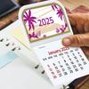 20 Pcs 2025 Mini Stick on Calendar Peel and Stick Calendar Small Wall Calendar Adhesive Car Calendar 2025 Monthly for Business Cards Auto Truck