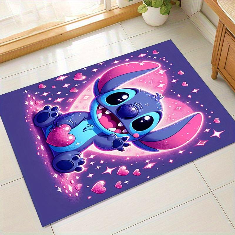 

1pc. Cute Stitch Heart-Shaped Rug - Perfect for Home Decor, Office Carpet, Outdoor Use, Gift Ideaz0414252 60cm by 90cm