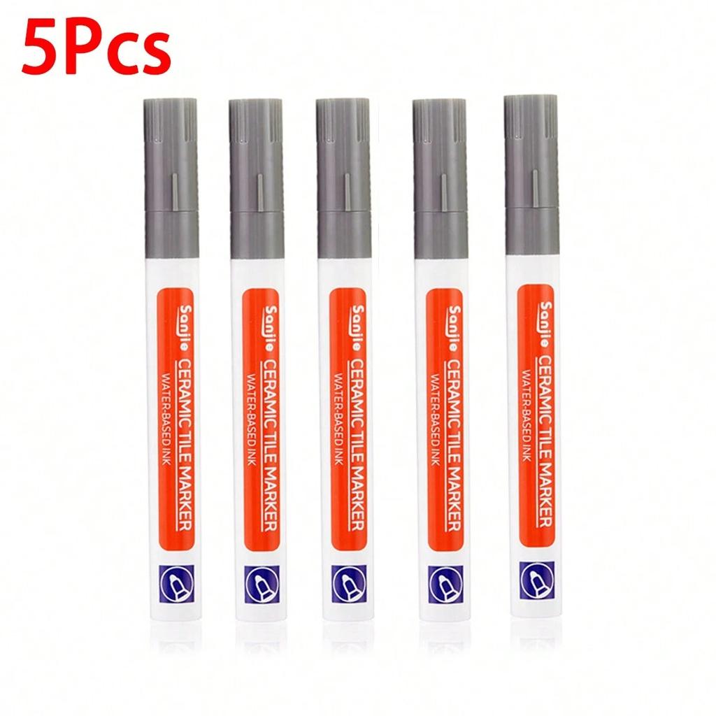 1/5Pcs Waterproof Tile Marker Grout Pen Wall Seam Pen For Tiles Floor Bathroom Decontamination Seam Repair Paint Brush Tools