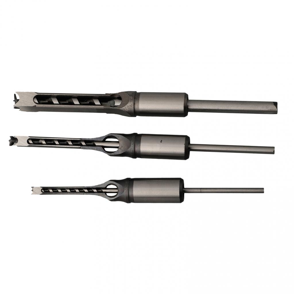 Square Hole Saws 6/8/12.5mm Auger Chisel For Carpentry