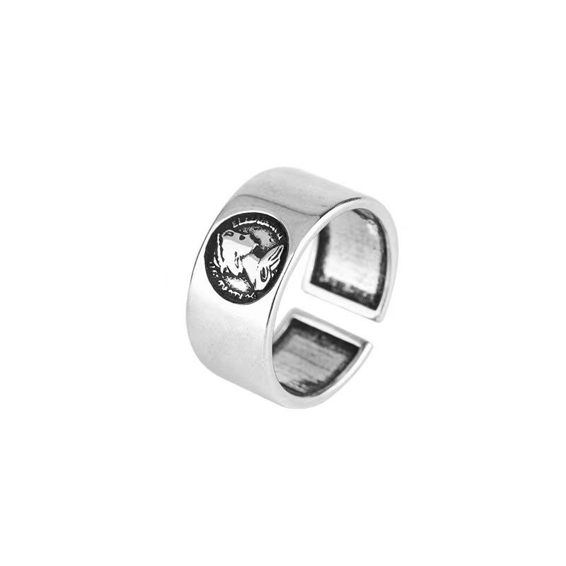 Queen's Ring Female Open Versatile Student European and American Fresh Temperament Index Finger Ring