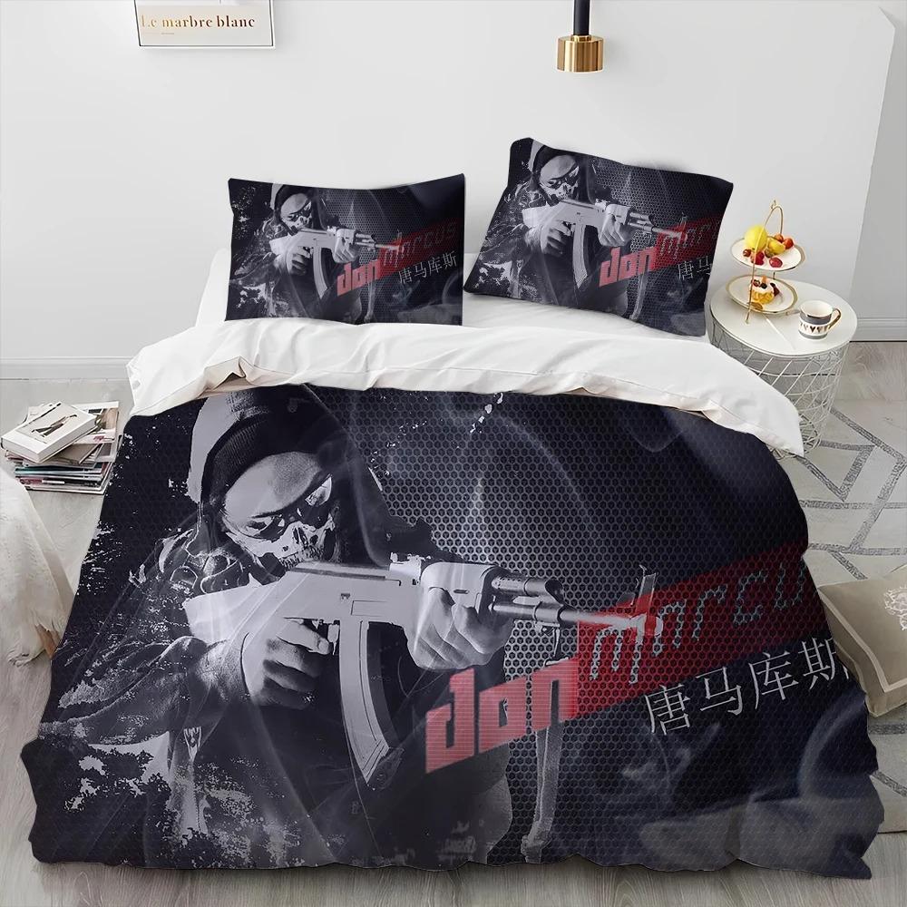 Cs GoGame GamerCounter Strike Comforter Bedding SetDuvet Cover Bed Set Quilt Cover PillowcaseKing Queen Size Bedding Set Boy