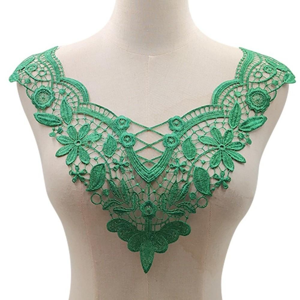 Handmade Neckline Collar Applique Elegant Hollow Out Trim DIY Sewing Supplies