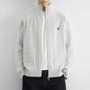 Men's Winter Korean Style Zipper Cardigan with Embroidery