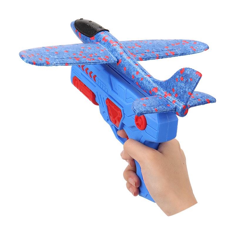 Children's Ejection Foam Airplane Gun - Outdoor Toy for Sky Park Fun