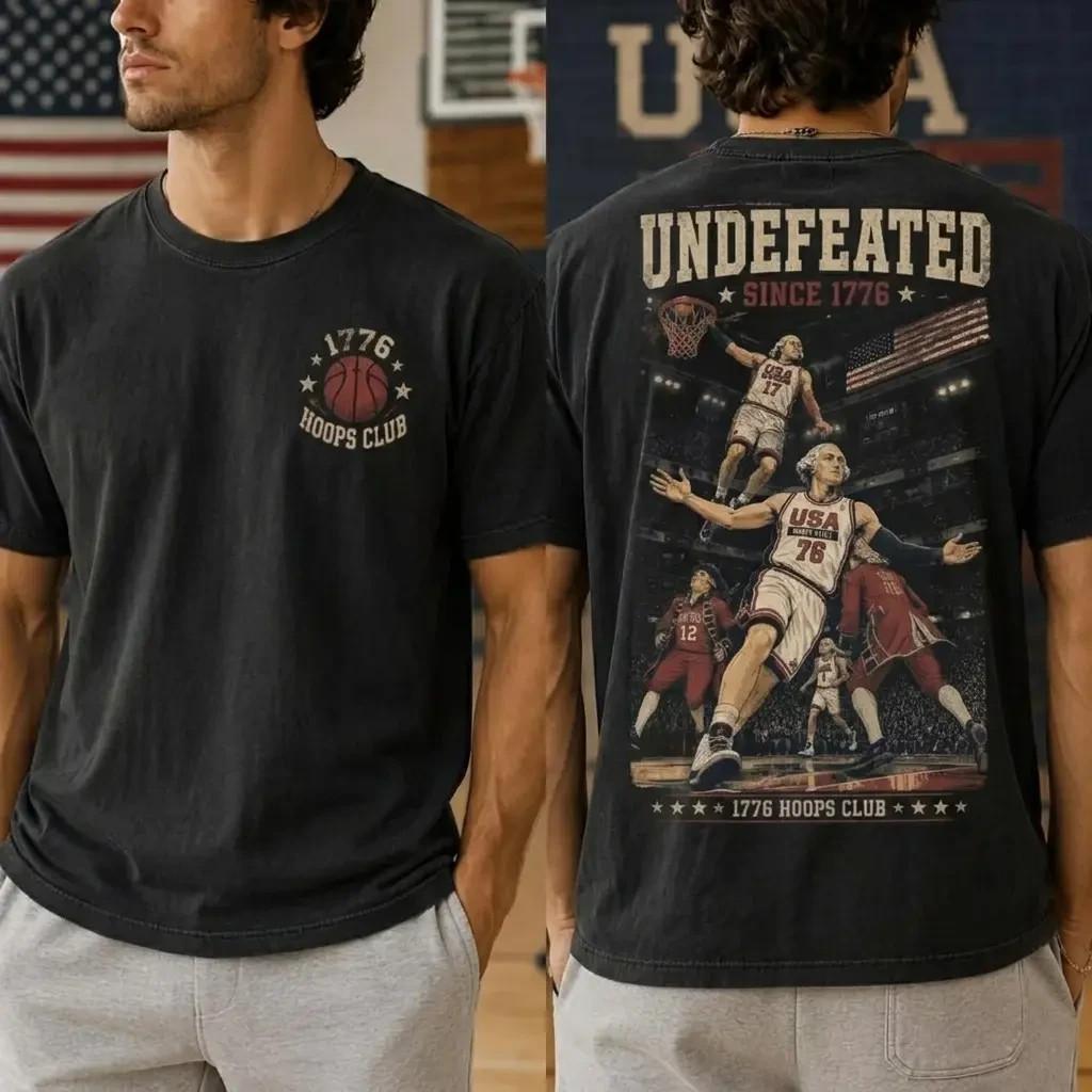 4th of July Tee, Undefeated America Shirt, Funny Founding Fathers Shirt, Patriot XXXL