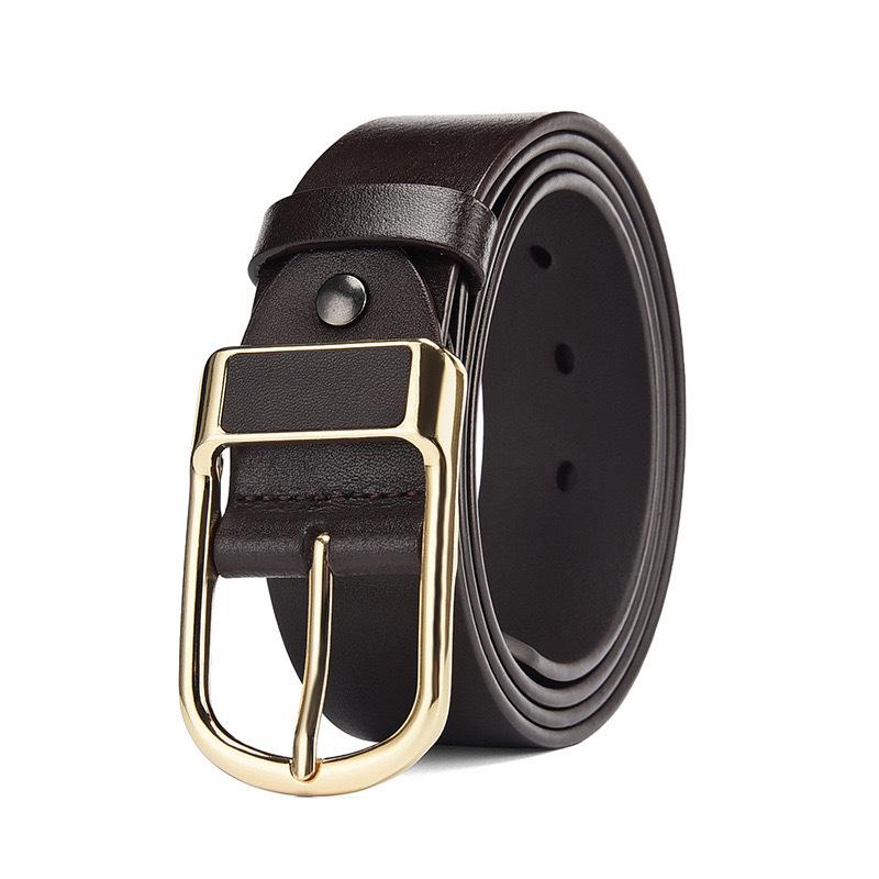 New High-end Belt Pin Buckle Men's Belt Simple Versatile Retro Casual Pants Belt