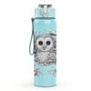 1PC Owl Inside Tree Hollow Sketch Print 750ml Color Plastic Sports Water Bottle Leakproof Flip Straw Lid Suitable for Sports Office Home Use