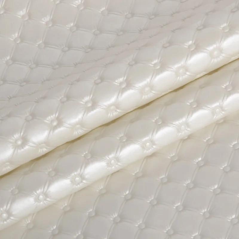 100x138cm Artificial Synthetic PU Leather Fabric For Diy Background Wall Sliding Door Bedhead Upholstery Decor Material