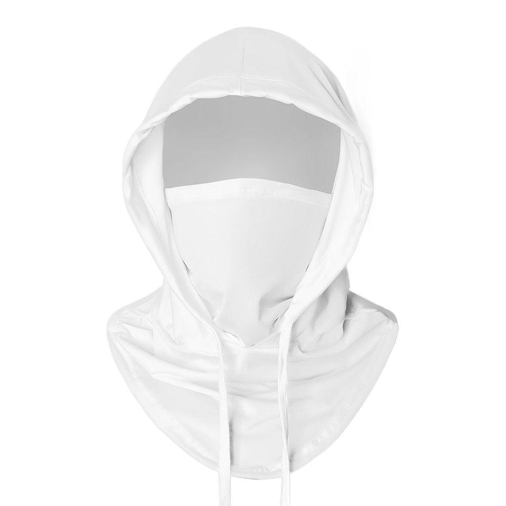 Solid Color Cooling Balaclava Quick Drying Sun UV Protection Headgear Outdoor Camping