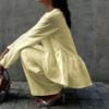 Casual Vacation Long-sleeved T-shirt Straight-leg Pants Suit Women's Clothing 2025 Autumn Winter