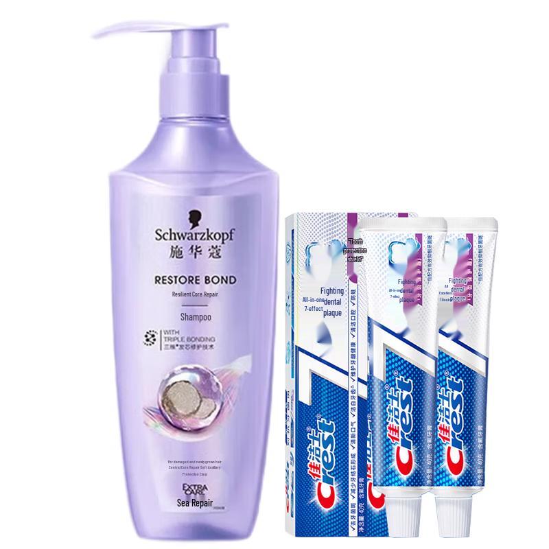Crest & Schwarzkopf Oral & Hair Care Family Set