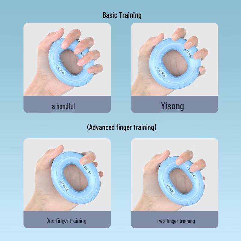 Ayub Five-Finger Silicone Grip Strength Exerciser