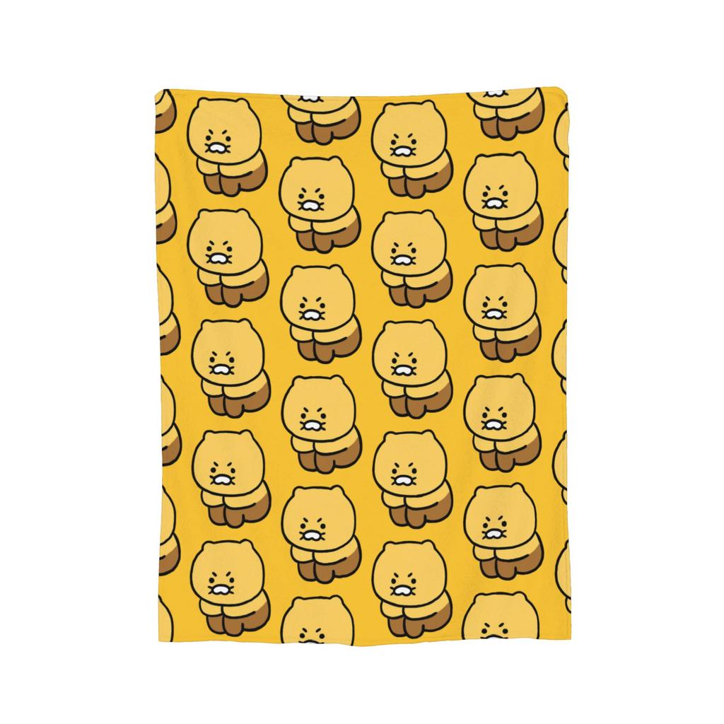 K-Kakaos F-Friends Apeach Heart Blankets Fleece All Season   Multifunction Warm Throw Blanket for Sofa Couch Rug Piece