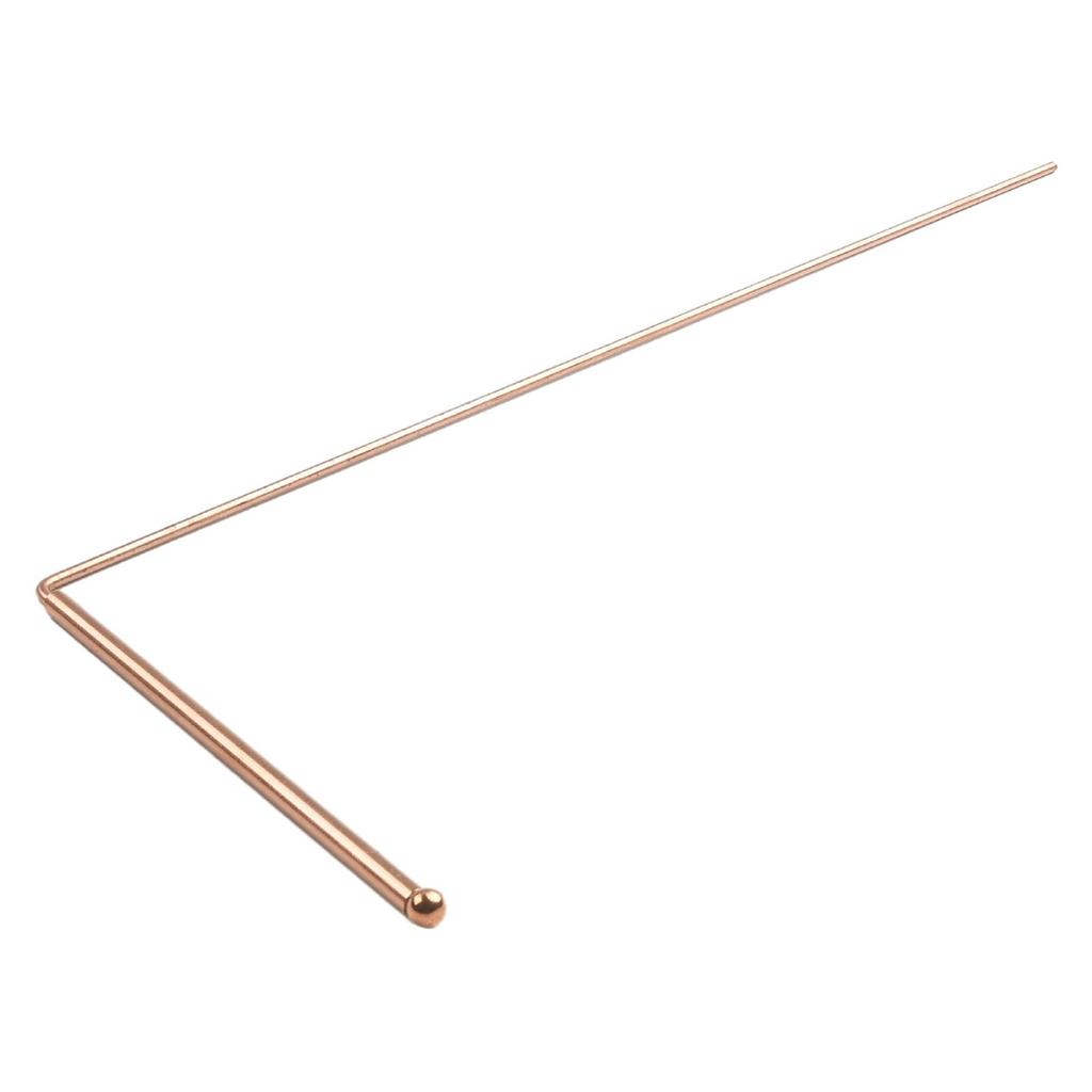Měděná sonda s plochou hlavou Kulatá kovová sondovací tyč 2 tyče