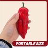 3Pcs Realistic Foam Fake Peppers for Home Decor Bakery Restaurant Photography Props Artificial Chili Ornament Showcase Display