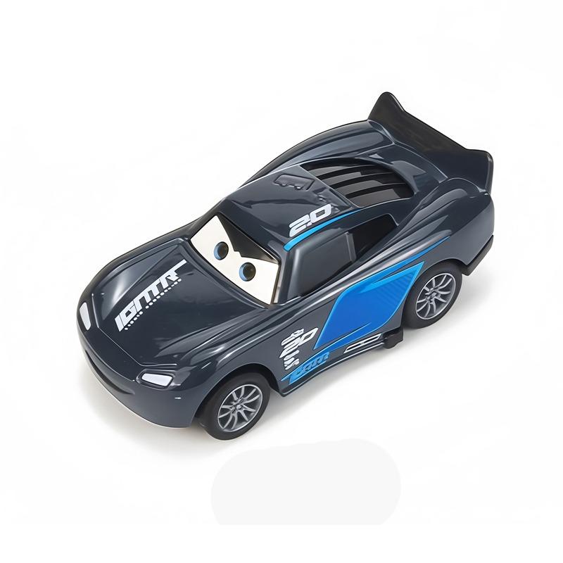 Pixar Cars 2 Giocattolo Saetta McQueen Jackson Storm Sceriffo Macchine da Corsa Dinoco Collezione Minivan Modello in Metallo Pressocolato Macchina da Corsa Bambini