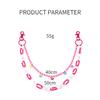 Candy Colors Trousers Chain Keychain for Women Pants Chains Multi Layer Belt Waist Keychains Hip Hop Hook Jewelry Accessories