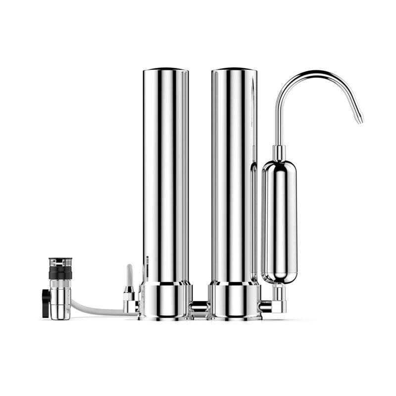 Stainless Steel Kitchen Countertop Three-Stage Water Purifier Mirror Polished белый