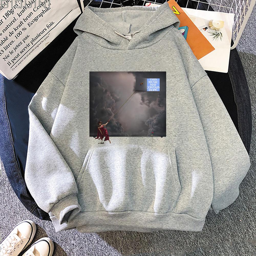 RAYE This Music May Contain Hope Second Album Cover Print Hoodies  Fashion Men Women Clothing Long Sleeve High Street Y2K Hoody