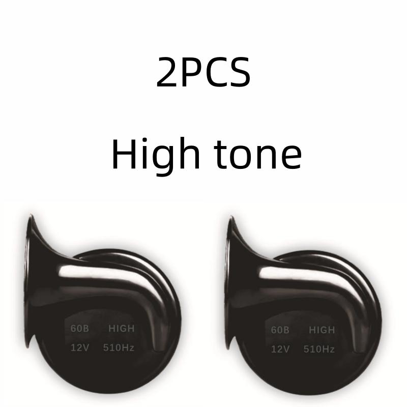 New 2pcs 12V air horn for car Snail Electric Air Horn Marine Boat Loud Alarm Kit Boat Motorcycle Dual-tone car horn Loud signal