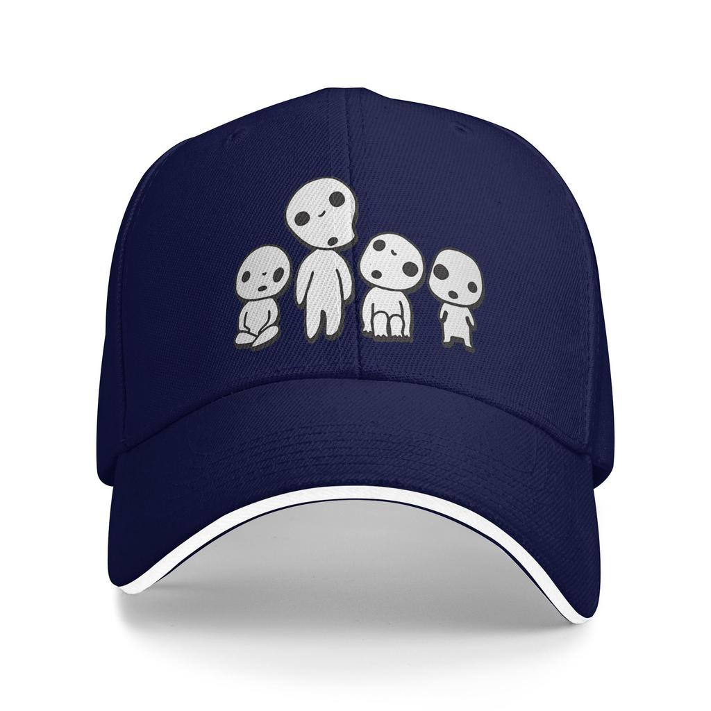 Unisex Women Kodama princess mononoke  Hat Trendy Baseball Cap  Trucker Hat Golf Headewear Adjustable Fit