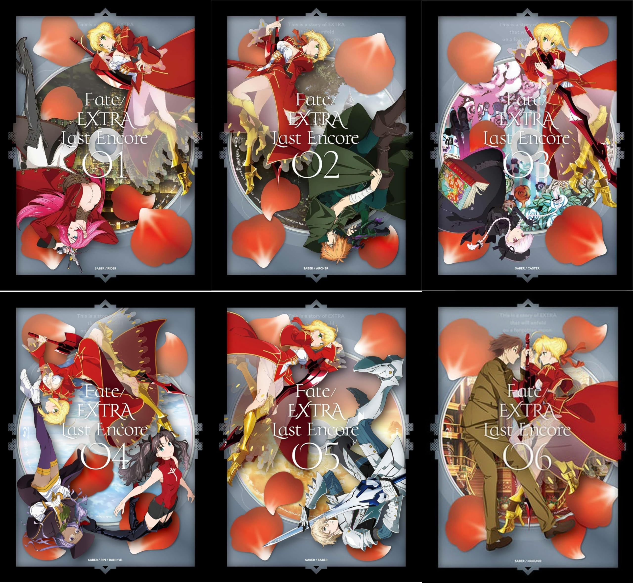 

Fate/EXTRA Last Encore Limited Edition DVD Set of 6 Volumes [Marketplace DVD Set]