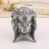 Metal Creative European Classical Tall Jewelry Storage Box High-end Retro Home Wedding Birthday Gift Box
