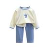 Children's Boys And Girls  Home Wear And Pajamas Long-sleeved Tops And Trousers Sets