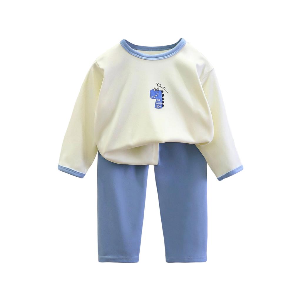 Children's Boys And Girls  Home Wear And Pajamas Long-sleeved Tops And Trousers Sets