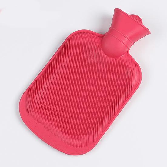 1000 ml spiralversiegelte Wärmflasche, verdickter Gummi, langlebige Wärmeerhaltung, Wasserfüllung, auslaufsicherer Wärmbeutel