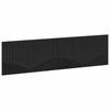 Wall Mounted Headboard HOORN Black Engineered Wood