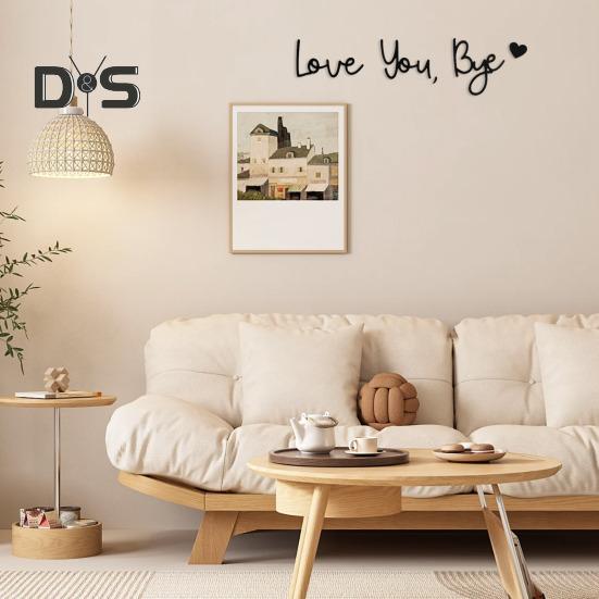 Väggkonst Träskylt Älskar dig Hejdå Skriptskylt Ovanför Dörr Entrédekor Skylt för Hemingång Vägg Alla hjärtans dagsdekoration