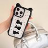 Three Cats Ins Wind iPhone15promax Cute Cat Ears Huawei Apple 14 Pro Mobile Phone Case New Model